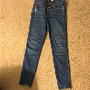 Madewell 10” HR Skinny Jeans in Tencel